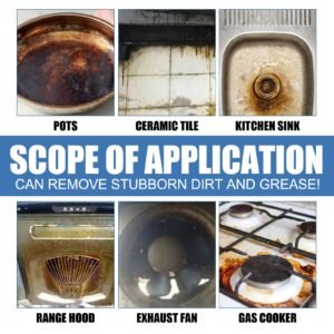 Jue-Fish Kitchen Oil Stain Foam Cleaner