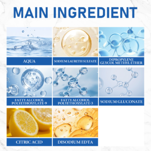 Jue-Fish Kitchen Oil Stain Foam Cleaner